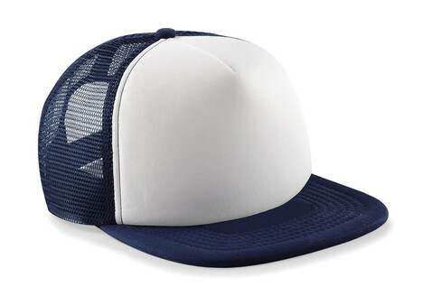 Beechfield Vintage Snapback Trucker, French Navy/White, One Size bedrucken, Art.-Nr. 329692500