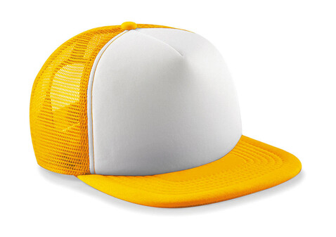 Beechfield Vintage Snapback Trucker, Sunflower/White, One Size bedrucken, Art.-Nr. 329696510