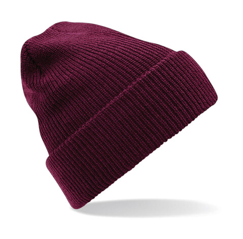 Beechfield Heritage Beanie, Burgundy, One Size bedrucken, Art.-Nr. 336694480
