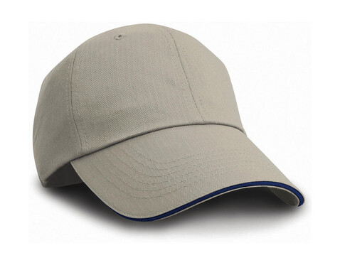 Result Caps Herringbone Cap, Tan/Navy, One Size bedrucken, Art.-Nr. 338347550