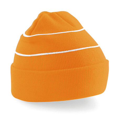 Beechfield Enhanced-Viz Knitted Hat, Fluorescent Orange, One Size bedrucken, Art.-Nr. 351694050