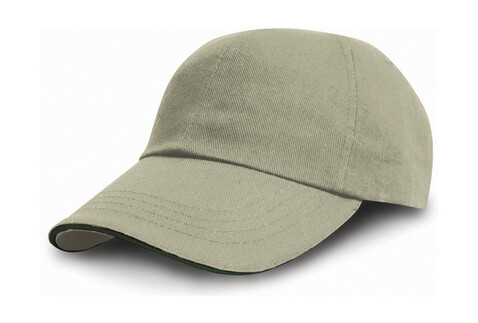 Result Caps Heavy Cotton Drill Cap, Navy/Putty, One Size bedrucken, Art.-Nr. 370342630