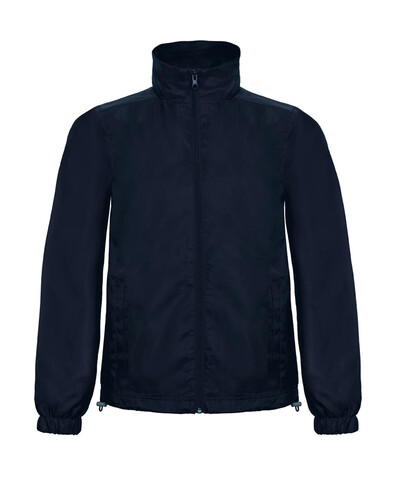 B &amp; C ID.601 Midseason Windbreaker, Navy, L bedrucken, Art.-Nr. 405422005