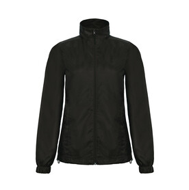 B &amp;amp; C ID.601/women Midseason Windbreaker, Black, XS bedrucken, Art.-Nr. 406421012