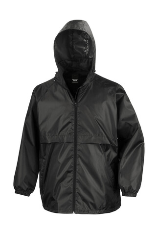 Result Lightweight Jacket, Black, XS bedrucken, Art.-Nr. 409331012