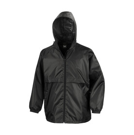 Result Lightweight Jacket, Black, XS bedrucken, Art.-Nr. 409331012