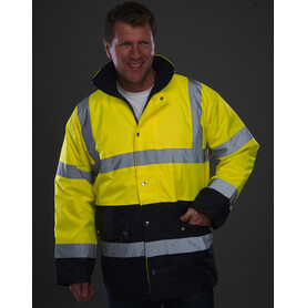 Yoko Fluo 2 Tone Motorway Jacket, Fluo Orange/Navy, S bedrucken, Art.-Nr. 410774521 Yoko Fluo 2 Tone Motorway Jacket, Fluo Orange/Navy, S bedrucken, Art.-Nr. 410774521