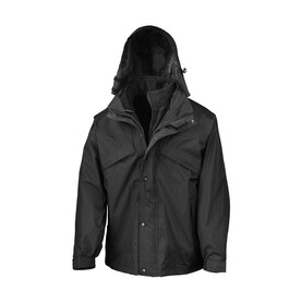 Result 3-in-1 Jacket with Fleece, Black, XS bedrucken, Art.-Nr. 411331012 Result 3-in-1 Jacket with Fleece, Black, XS bedrucken, Art.-Nr. 411331012
