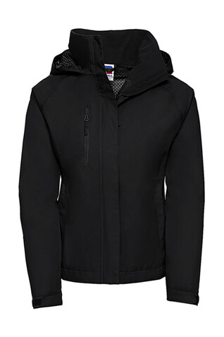 Russell Europe Ladies` HydraPlus 2000 Jacket, Black, XS (34) bedrucken, Art.-Nr. 415001012