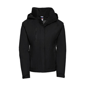 Russell Europe Ladies` HydraPlus 2000 Jacket, Black, S (36) bedrucken, Art.-Nr. 415001013