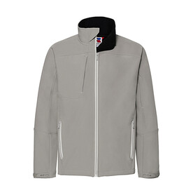 Russell Europe Men`s Bionic Softshell Jacket, Stone, XS bedrucken, Art.-Nr. 417000092