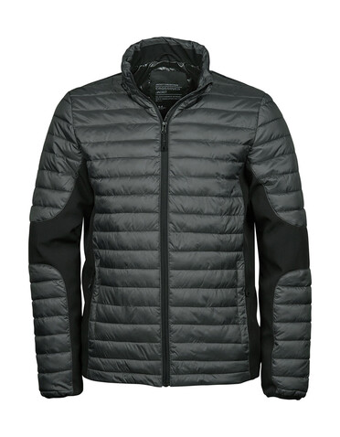 Tee Jays Crossover Jacket, Space Grey/Black, S bedrucken, Art.-Nr. 421541703