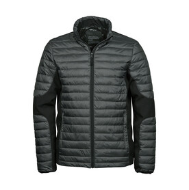 Tee Jays Crossover Jacket, Space Grey/Black, S bedrucken, Art.-Nr. 421541703
