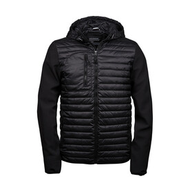 Tee Jays Hooded Crossover Jacket, Black, S bedrucken, Art.-Nr. 423541013 Tee Jays Hooded Crossover Jacket, Black, S bedrucken, Art.-Nr. 423541013