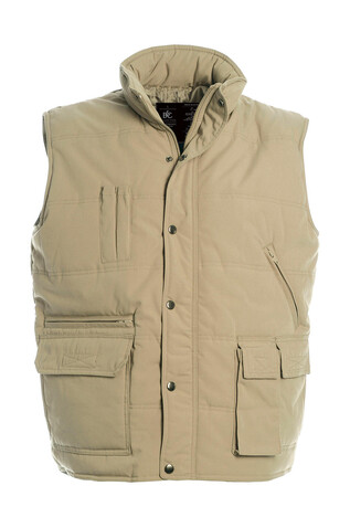 B &amp; C Bodywarmer Explorer, Beige, S bedrucken, Art.-Nr. 427427153