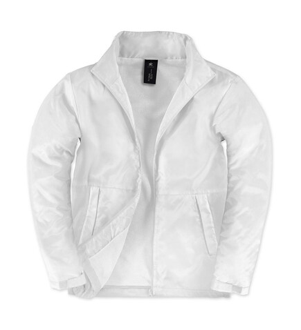 B &amp; C Multi-Active/men Jacket, White/White, 3XL bedrucken, Art.-Nr. 432420708