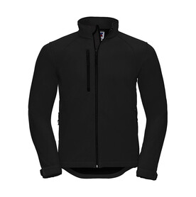 Russell Europe Softshell Jacket, Black, XS bedrucken, Art.-Nr. 438001012