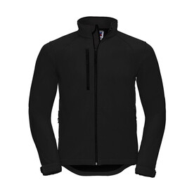 Russell Europe Softshell Jacket, Black, XS bedrucken, Art.-Nr. 438001012