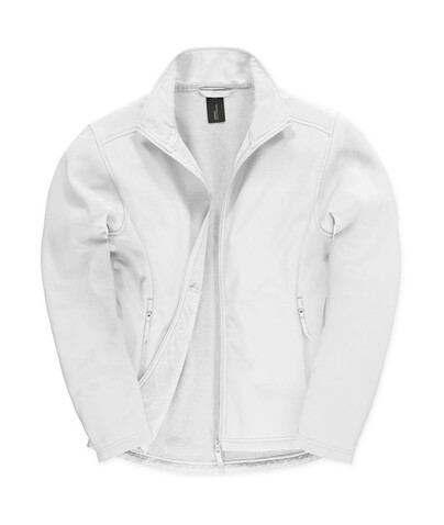 B &amp; C ID.701 Softshell Jacket, White/White, S bedrucken, Art.-Nr. 445420703