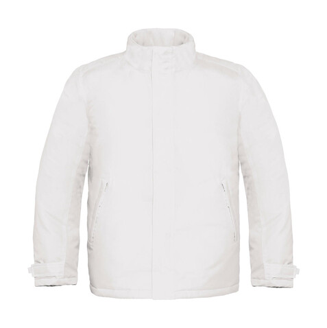 B & C Real+/men Heavy Weight Jacket, White, L bedrucken, Art.-Nr. 452420005 B & C Real+/men Heavy Weight Jacket, White, L bedrucken, Art.-Nr. 452420005