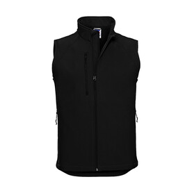 Russell Europe Softshell Gilet, Black, XS bedrucken, Art.-Nr. 459001012 Russell Europe Softshell Gilet, Black, XS bedrucken, Art.-Nr. 459001012