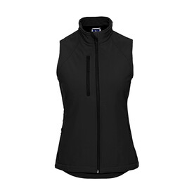 Russell Europe Ladies` Softshell Gilet, Black, XS bedrucken, Art.-Nr. 460001012 Russell Europe Ladies` Softshell Gilet, Black, XS bedrucken, Art.-Nr. 460001012