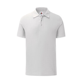 Fruit of the Loom 65/35 Tailored Fit Polo, White, S bedrucken, Art.-Nr. 501010003 Fruit of the Loom 65/35 Tailored Fit Polo, White, S bedrucken, Art.-Nr. 501010003