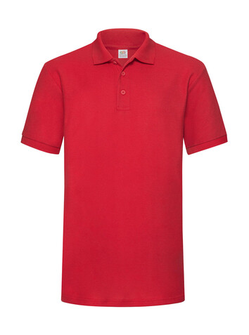 Fruit of the Loom Heavyweight 65/35 Polo, Red, S bedrucken, Art.-Nr. 507014003