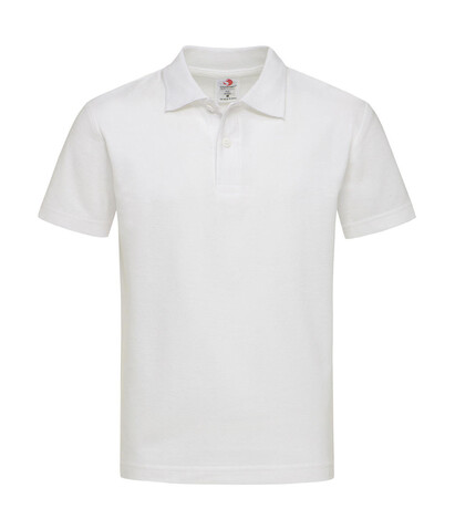 Stedman Polo Kids, White, XS (110-116) bedrucken, Art.-Nr. 508050002