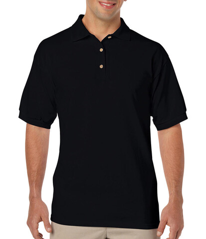 Gildan DryBlend Adult Jersey Polo, Black, 2XL bedrucken, Art.-Nr. 520091017