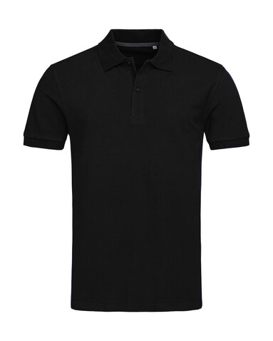 Stedman Henry Polo Men, Black Opal, 2XL bedrucken, Art.-Nr. 521051027