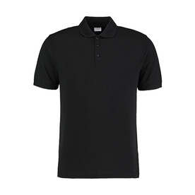 Kustom Kit Klassic Slim Fit Polo Superwash® 60º, Black, S bedrucken, Art.-Nr. 522111013