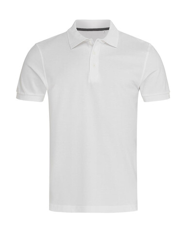 Stedman Lux Polo Men, White, M bedrucken, Art.-Nr. 525050004