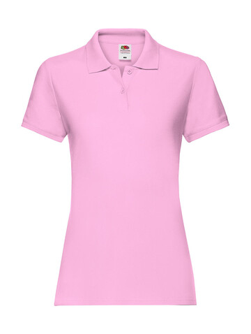 Fruit of the Loom Ladies` Premium Polo, Light Pink, 2XL (18) bedrucken, Art.-Nr. 528014207 Fruit of the Loom Ladies` Premium Polo, Light Pink, 2XL (18) bedrucken, Art.-Nr. 528014207