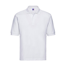 Russell Europe Men`s Classic Polycotton Polo, White, 5XL bedrucken, Art.-Nr. 539000000