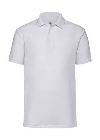 Fruit of the Loom 65/35 Polo, White, M bedrucken, Art.-Nr. 539010004