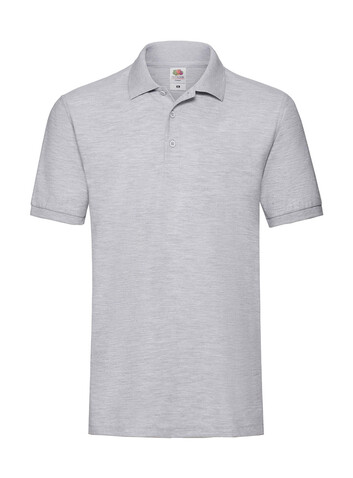 Fruit of the Loom Premium Polo, Heather Grey, L bedrucken, Art.-Nr. 551011235 Fruit of the Loom Premium Polo, Heather Grey, L bedrucken, Art.-Nr. 551011235