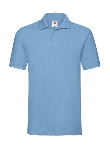 Fruit of the Loom Premium Polo, Sky Blue, S bedrucken, Art.-Nr. 551013203