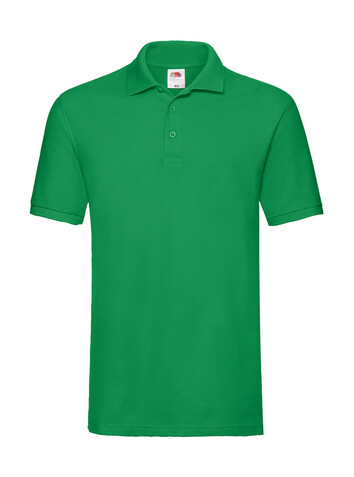Fruit of the Loom Premium Polo, Kelly Green, M bedrucken, Art.-Nr. 551015184