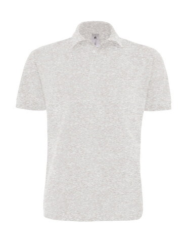 B &amp; C Heavymill Piqué Polo, Ash, S bedrucken, Art.-Nr. 563427033