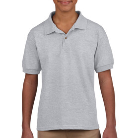 Gildan Kids` DryBlend® Jersey Polo, White, S (122/134) bedrucken, Art.-Nr. 589090003 Gildan Kids` DryBlend® Jersey Polo, White, S (122/134) bedrucken, Art.-Nr. 589090003