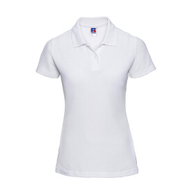 Russell Europe Ladies` Classic Polycotton Polo, White, XS bedrucken, Art.-Nr. 593000002 Russell Europe Ladies` Classic Polycotton Polo, White, XS bedrucken, Art.-Nr. 593000002