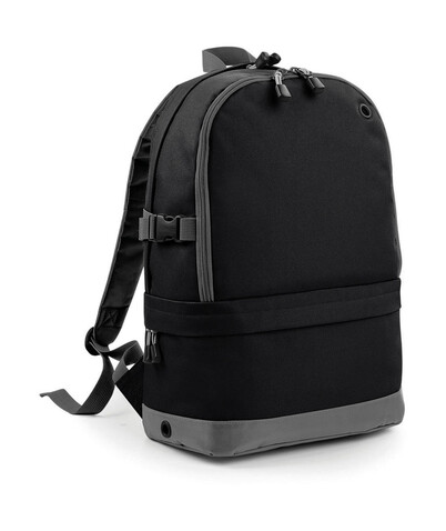 Bag Base Athleisure Pro Backpack, Black, One Size bedrucken, Art.-Nr. 600291010