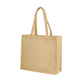 Shugon Calcutta Long Handled Jute Shopper Bag, Natural, One Size bedrucken, Art.-Nr. 601380080