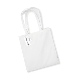 Westford Mill EarthAware™ Organic Bag for Life, White, One Size bedrucken, Art.-Nr. 604280000