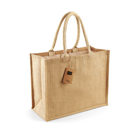 Westford Mill Classic Jute Shopper, Natural, One Size bedrucken, Art.-Nr. 607280080