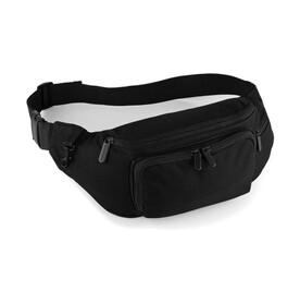 Quadra Deluxe Belt Bag, Black, One Size bedrucken, Art.-Nr. 612301010 Quadra Deluxe Belt Bag, Black, One Size bedrucken, Art.-Nr. 612301010