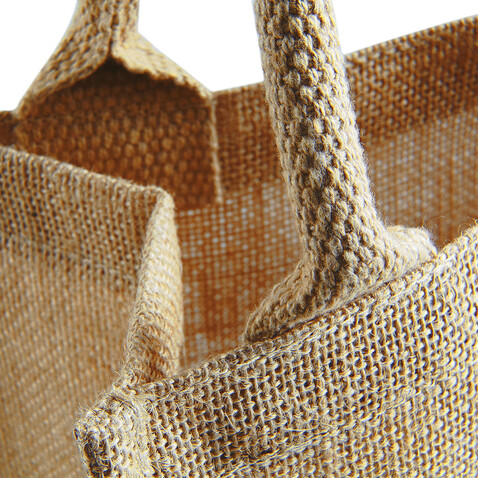 Westford Mill Jute Midi Tote, Graphite Grey/Graphite Grey, One Size bedrucken, Art.-Nr. 613281590