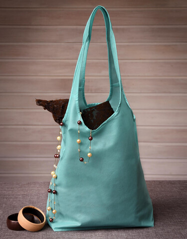 SG ACCESSORIES - BAGS Fashion Shopper, Dark Blue, One Size bedrucken, Art.-Nr. 615572010