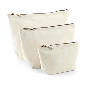 Westford Mill Canvas Accessory Bag, Natural, S bedrucken, Art.-Nr. 616280083